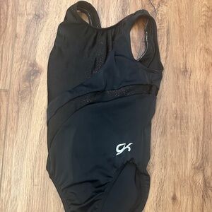GK black leotard